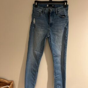 Kut from the Kloth Light Blue Distressed Skinny Jeans